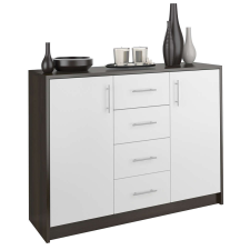 Nonbrand Modern U1 Komód - wenge-fehér bútor