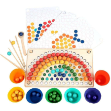 Nonbrand Montessori Gyöngy Játék Clip Beads Játék kreatív és készségfejlesztő