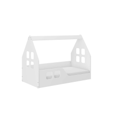 Nonbrand Montessori HÁZIKÓ gyerekágy 140x70cm - ajándék matraccal - balos gyermekágy