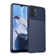 Nonbrand Motorola Moto E22/E22i Szilikon Tok - Sötétkék - Csíkos tok és táska