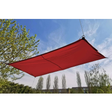 Nonbrand Négyszög Napvitorla 2,9x2m - piros kerti bútor