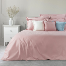 Nonbrand Novac egyszínű ágyneműhuzat Pasztell rózsaszín 220 x 200 cm lakástextília