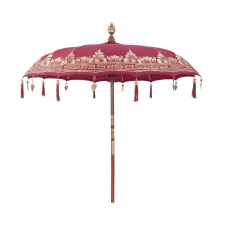 Nonbrand Oriental Lounge Napernyő - 225x180cm - Sötétpiros kerti bútor