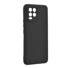 Nonbrand Realme 8, 8 Pro, Szilikon mobiltok, Fekete tok és táska
