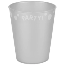 Nonbrand Silver, Ezüst micro prémium műanyag pohár 250 ml babaétkészlet