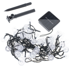 Nonbrand Solar kerti lámpák golyók 7m 50LED hideg fehér kültéri világítás