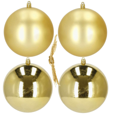 Nonbrand Springos Karácsonyfa gömbök 12 cm 4 db. karácsonyfadísz