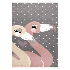 Nonbrand Szőnyeg TINIES FLAMINGOS szürke 140x190 lakástextília