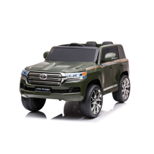 Nonbrand Távirányítós elektromos autó gyerekeknek, Toyota Land Cruiser, AIMJJ2022, zöld elektromos járgány