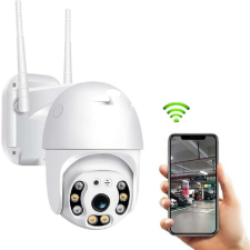 Nonbrand Telefonról vezérelhető PTZ01 WIFI-s biztonsági kamera – mozgásérzékelős, 360°-ban forgatható, idő... megfigyelő kamera