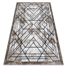 Nonbrand Tico Geometriai Szőnyeg - Barna - 120x170 cm lakástextília