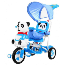 Nonbrand Vegatoys Gyerek Tricikli napernyővel, pandás, kék tricikli