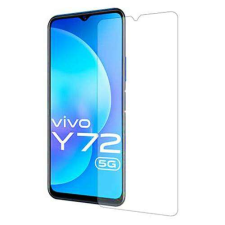 Nonbrand Vivo Y72 5G, Üvegfólia, 0,3mm vékony, 9H, Sík részre mobiltelefon kellék