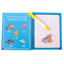 Nonbrand Víz könyv markerrel tengeri állatok kék oktatójáték
