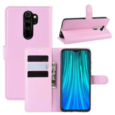 Nonbrand Xiaomi Redmi Note 8 Pro Tok - Rózsaszín WALLET Pénztárca Tok tok és táska