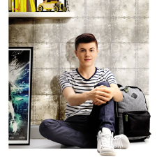 Noordwand Urban Friends & Coffee szürke és fehér betontömb mintájú tapéta (425297) tapéta, díszléc és más dekoráció