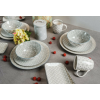 Nora's Design 50 shades of grey 20 részes modern design porcelán étkészlet 4 személyre Brand: Nora's design