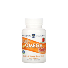 Nordic Naturals Napi Omega rágókapszula Gyerekeknek - Daily Omega Kids (30 Lágykapszula, Természetes gyümölcsíz) vitamin és táplálékkiegészítő