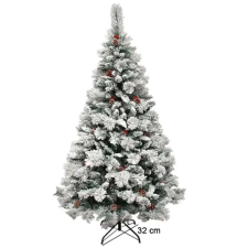  Nordmann King 2D-s havas műfenyő fém talppal, 120cm műfenyő