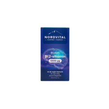  Nordvital b12-vitamin 1000mcg vegán kapszula 60 db vitamin és táplálékkiegészítő