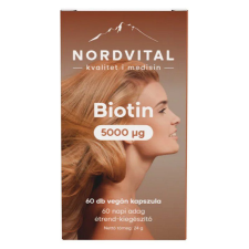 Nordvital Biotin kapszula 60db vitamin és táplálékkiegészítő