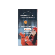 Nordvital Cink-biszglicinát + Réz 60 db vegán kapszula vitamin és táplálékkiegészítő