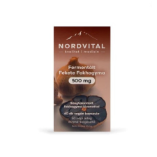Nordvital fermentált fekete fokhagyma kapszula 60 db vitamin és táplálékkiegészítő