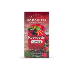  Nordvital kvercetin 500mg vegán kapszula 60 db gyógyhatású készítmény