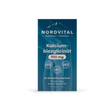 Nordvital Nordvital kalcium-biszglicinát 75mg kapszula 60 db gyógyhatású készítmény