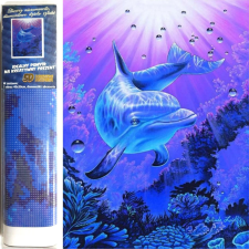 norimpex delfin gyémántfestés 30x40 cm kreatív és készségfejlesztő