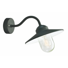 NORLYS Karlstad fekete-átlátszó kültéri függesztett lámpa (NO-230A-B) E27 1 izzós IP55 kültéri világítás
