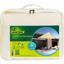 Nortene SUNNET KIT poliészter napvitorla bézs 5x5m kerti bútor