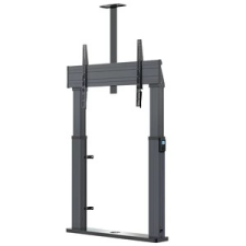 NORTH BAYOU T80 Padlóállvány 75-120" fekete tv állvány és fali konzol