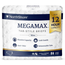 NorthShore MEGAMAX felnőtt pelenka fehér L méret csomag gyógyászati segédeszköz