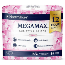 NorthShore MEGAMAX felnőtt pelenka rózsaszín S méret csomag gyógyászati segédeszköz