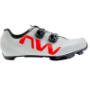 Northwave Cipő NORTHWAVE MTB REBEL 3 44,5 SZÜRKE/PIROS kerékpáros