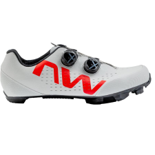 Northwave Cipő NORTHWAVE MTB REBEL 3 44,5 SZÜRKE/PIROS kerékpáros kerékpáros cipő