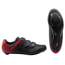 Northwave Cipő NORTHWAVE ROAD CORE 2 44,5 fekete/piros kerékpáros kerékpáros cipő