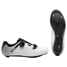 Northwave Cipő NORTHWAVE ROAD CORE PLUS 2 45,5 fehér/fekete kerékpáros kerékpáros cipő