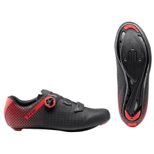 Northwave Cipő NORTHWAVE ROAD CORE PLUS 2 46 fekete/piros kerékpáros kerékpáros cipő