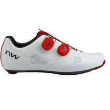 Northwave Cipő NORTHWAVE ROAD REVOLUTION 40 FEHÉR/FLUO PIROS kerékpáros kerékpáros cipő
