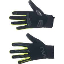 Northwave Kesztyű NORTHWAVE ACTIVE GEL téli hosszú, fekete/fluo sárga kerékpáros kerékpáros kesztyű