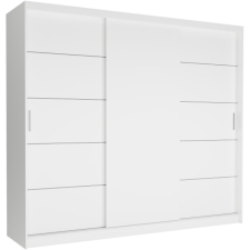  NORVIO III. Gardróbszekrény 250x218x60 - fehér bútor