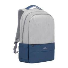 Notebook hátizsák, 17,3", RIVACASE "Prater 7567", szürke-kék számítógéptáska