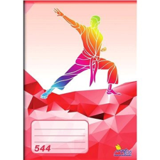 Notes 544, A5, 40 lap, vonalas, véletlenszerű mintával füzet