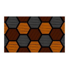 Notrax Déco Design™ Imperial Honeycomb beltéri tisztítószőnyeg, barna, 150 x 90 cm% lakástextília