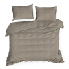  Nova3 pamut-szatén ágyneműhuzat Kávé 220x200 cm - 70x80 cm 2db
