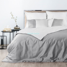  Nova3 pamut-szatén kétoldalas ágyneműhuzat Fehér/ezüst 180x200 cm - 70x80 cm 2db lakástextília