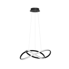 Nova Luce Amara fekete LED függesztett lámpa (NL-9248107) LED 1 izzós IP20 világítás