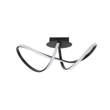 Nova Luce Amara fekete LED mennyezeti lámpa (NL-9248106) LED 1 izzós IP20 világítás
